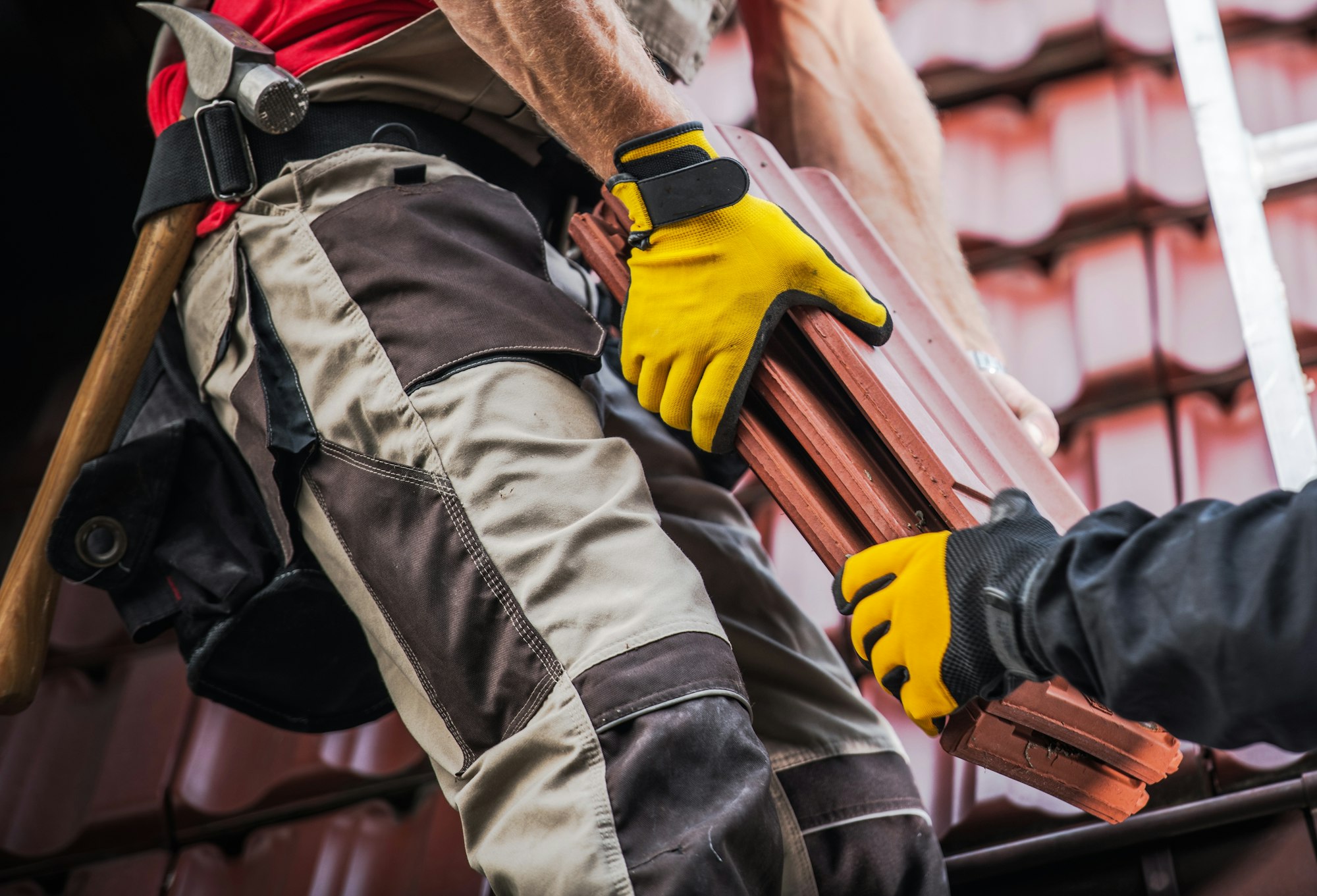 Ceramic Roof Tiles Installation